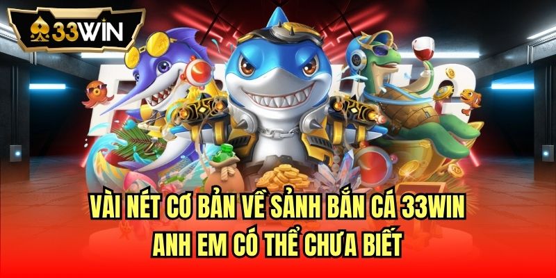 Vài nét cơ bản về sảnh bắn cá 33win anh em có thể chưa biết